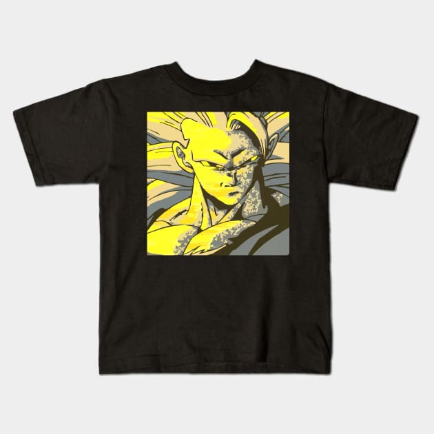 SSJ3 Goku Kids T-Shirt by BarnawiMT